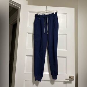 FIGS Zamora Jogger Scrub Pants Navy Size S/T